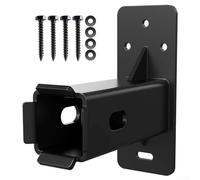 Yuanpgky Wall Mount for Indoor Storage, Heavy-Duty Metal For Bike Rack with 300 lb Capacity, Space-Saving Wall Mounted Holder for Mountain and Road Bikes, Black