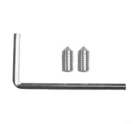 Yuanpgky Wall Mount Toilet Bolts Kit Compatible with for Wall Hung Toilets, Pair of Zinc Plated Fixing Bolts with Plastic Housing, Includes All Fixtures Compatible with for Secure(White)