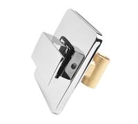 Yuanpgky Wall-Mounted Hot and Cold Water Mixing Valve Body Brass Concealed Shower with Single Handle Control for Bathroom Installation(Silver)