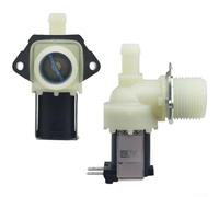 Yuanpgky Washing Machine Water Inlet Valve Single Double Triple Head Copper, Multi Brand Replacement Part, Flow Control 0.02-0.8MPa, AC220V 6W(M)