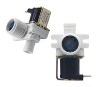 Yuanpgky Washing Machine Water Inlet Valve Single Double Triple Head Copper, Multi Brand Replacement Part, Flow Control 0.02-0.8MPa, AC220V 6W(A)