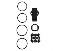 Yuanpgky Watch Mount Holder for Fenix 3/5x/6x/7x Series For Bicycle Handlebar For Bike Computer Mount with Rubber Bands Black(22mm)