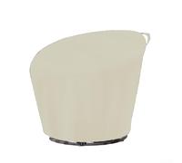 Yuanpgky Waterproof Heavy Duty Papasan Chair Cover, 210D Oxford Fabric For Outdoor Patio Wicker, Rattan, Saucer, Egg And Round Chairs With Drawstring(beige 132 * 51 * 89cm)