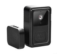 Yuanpgky Wireless Video Doorbell for KEMENT with Camera and Two-Way Intercom, Voice Change Feature, 150m Range for Home Security(black)