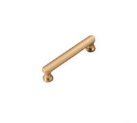 Yuanpgky Zinc Alloy Wardrobe Door Handle with 96mm/128mm/192mm Hole Spacing for Kitchen Cabinet, Drawer and Shoe Cabinet Hardware Installation in Gold Finish(96mm)