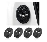YUANQI 4Pcs Car Door Latch Lock Cover, Anti-Rattle Noise Reduction Shock-Absorbing Pad, Rust Prevention Latch Guard Stopper Cover for Audi A1 Sportback (8X) 2014-2018