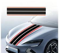 YUANQI Car Hood Stripe Sticker Auto Racing Body Side Stripe Decal,for Abarth 595 Abarth 500 Abarth 124,Car Body PVC Racing Stripe Pinstripe Stickers,Modified Stripe Decal Decoration