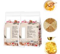 Yuanqi Four Treasures Tea, Ginseng Four Treasures Tea for Men, Chinese Kidney Care Tea, Herbal Nourishing Tea for Men, 10 Packs/Bag (2 Box)