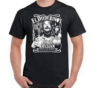 YUANROU Big Lebowski The Dude El Duderino Jeff Bridges T Shirt BlackL