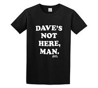 YUANROU Cheech & Chong Daves Not Here T-Shirt Graphic Tee Funny Shirt for Mens Black3XL