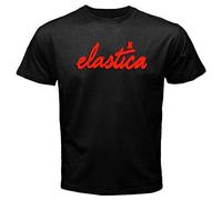 YUANROU Elastica T-Shirt Graphic Tee Printed Top for Mens BlackL