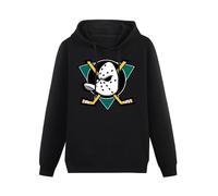 YUANROU Mighty Ducks Anaheim Men's Hoody Black S
