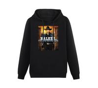 YUANROU Shirt New Adult Cotton Chuck Norris Walker Texas Ranger Hoody Black M