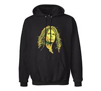 YUANROU Steven Tyler Mens Hoodies Unisex Pullover Hoody Sweatershirt Black M