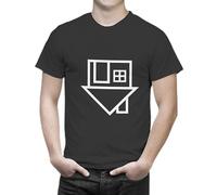 YUANROU The Neighbourhood Tshirt Band HipsterTop Sweatshirt Short Sleeve Black L