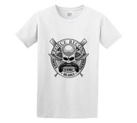 YUANROU United States Marine Corps Force Recon Logo T-Shirt White XL
