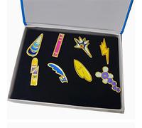YUANstore Applicable to Generation 1-6 Badge Collection Box, Game collection Set of 8PCS, Gift for Boy and Girls