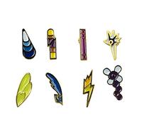 YUANstore Applicable to Generation 1-6 Badge Collection Box, Game Collection Set of 8PCS, Gift for Boy and Girls