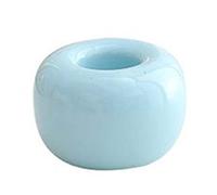 YUANstore Novel Donut Ceramic Toothbrush Holder Base Frame Storage Rack Bathroom Shower Tooth Brush Stand Shelf