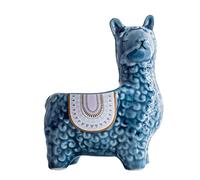 YUANstore Personality Cute Alpaca Ceramics Flower Pot Indoor Gardening Decorative Bonsai Garden Plant Grow Nursery Small Cachepot
