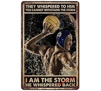 YuanTao I Am Water Polo Man Funny Tin Sign Bar Pub Diner Cafe Wall Decor Home Decor Art Poster Retro Vintage 8x12 Inches