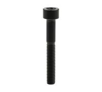 YUANYAO Titanium Bolt M5x10 12 16 18 20 23 25 30 35 40 45 50 55 60mm Screw For Bike MTB Road Bicycle Seatpost Headset Brake(Black,45MM_M5)