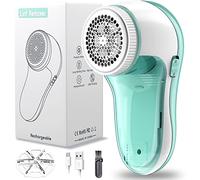 YUANYE Lint Remover Electric, Bobble Remover Rechargeable with 1 Spare Shaving Blade, Portable Fabric Fluff Shaver, Green