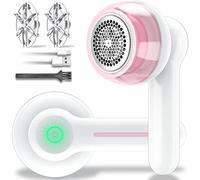 YUANYE Lint Remover Electric, Bobble Remover Rechargeable with 1 Spare Shaving Blade, Portable Fabric Fluff Shaver