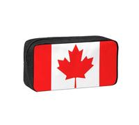 YUanyhr Canadian Flag Print High Capacity Pencil Case, Big Pencil Bag Pouch Box Organizer Pen Case Supply for Shool