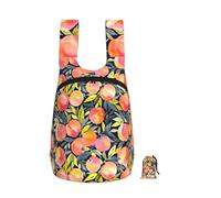 YUanyhr Colorful Peach Print Travel Backpack Foldable Into Pocket Hand Luggage Bag Laptop Backpack For Travel Work Hiking