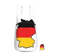 YUanyhr German Flag Map Print Travel Backpack Foldable Into Pocket Hand Luggage Bag Laptop Backpack For Travel Work Hiking