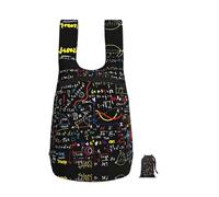 YUanyhr Math Formula Print Travel Backpack Foldable Into Pocket Hand Luggage Bag Laptop Backpack For Travel Work Hiking