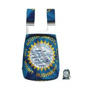YUanyhr South Dakota Flag Map Print Travel Backpack Foldable Into Pocket Hand Luggage Bag Laptop Backpack For Travel Work Hiking