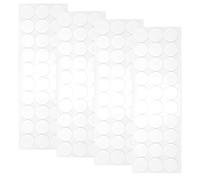 Yuanyifenglin 120Pcs 2cm Double Sided Adhesive Dots Sticky Tack Round Transparent Pads, Strong Glue Dots No Mark Removable for Party Decorations