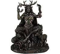 Yuanyifenglin 5 Inch Cernunnos Celtic Horned God Of Animals and The Underworld Statue, Resin Decorative Ornaments for Home Garden Decoration
