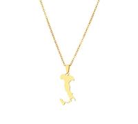 YUANYIRAN Italy Map Pendant Necklace - Unisex Couple Necklace Jewelry Ethnic Charm Flag Pendant Patriotic Map Hip Hop Jewelry Fashion Personality Commemorate Gift,Gold,50Cm/19.6 In