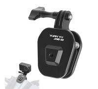 YUANYU Motorcycle Windshield Clip Camera Mount, Aluminum Alloy Camera Holder for Insta360 X5/X4/X3, for GoPro, for DJI Osmo Action, 1/4" Screw Quick Release Motorcycle Windscreen Clamp