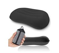YUANYU Ultralight Camping Pillow, Compressible, Compact, Comfortable, Ergonomic Inflatable with Storage Bag, for Neck & Lumbar Support for Hiking, Camping, Traveling, Black Small Pillow, 44*28*11cm