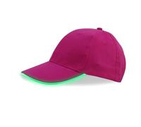 YUANYUYING Led Light Up Cap,Festival Hat Party Outfit, Adjustable Unisex Baseball Cap for Festival Club Stage (green)