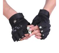 YUANYUYING Light Up The Gloves-LED Flashlight Gloves for Parties, Halloween, Raves-Skeleton Effect (white, One Size)