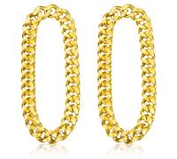 YUANYUYING Rapper Chain 6 Pack Fake Gold Chain 32 Inch (4)