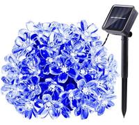 YUANYUYING Solar Garden Lights, with Remote Cherry Blossom Flower String Lights 334FT Waterproof with 8 Modes, 1000 LED Solar Light String for Outdoor, Indoor, Yard, Fence, Wedding Decoration (Blue)