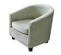 YUANZ Tub Chair Covers, Stretch Tub Chair Cover, Couch Covers Removable Furniture Protector for Living Room (Mint green)