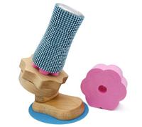 YUARIML Tilted Tumbler Turner for DIY Rhinestone Tumbler, Bling Cups Making Supplies, Cup Turner with Adjustable Size Foam