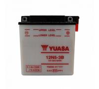 Yuasa 12V 12N5-3B Battery Without Acid 121x61x131mm 5A CCA39 for Suzuki Yamaha
