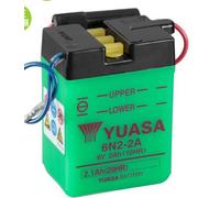 Yuasa 6N2-2A Motorcycle Motorbike Battery - 6V (No Acid Included)