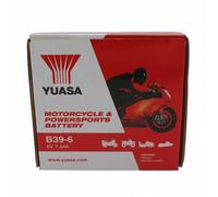 YUASA BATTERY B39-6 open without acid