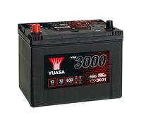 Yuasa YBX3031 12V 72Ah 630CCA Sealed Maintenance Free High Performance Car Battery