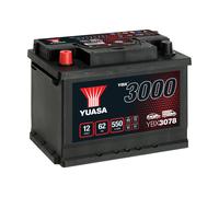 Yuasa YBX3078 12V 62Ah 550CCA Sealed Maintenance Free High Performance Car Battery