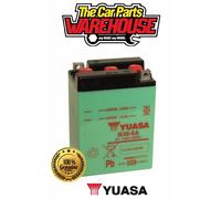 YUASA BATTERY B38-6A open without acid